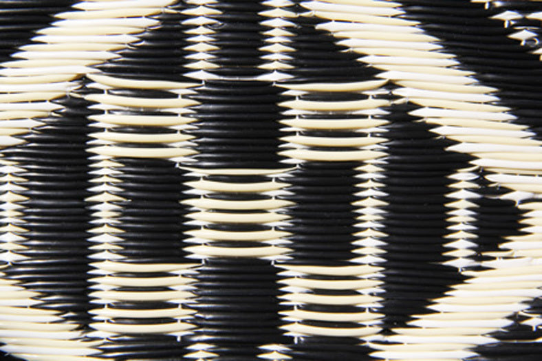 Scotch Black & White Pattern Rug