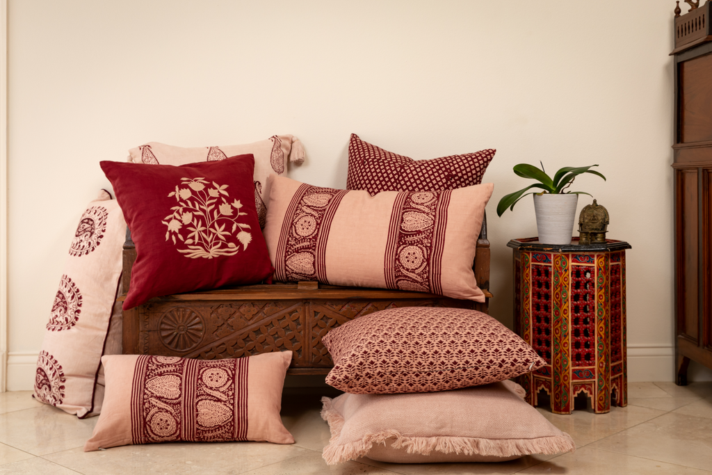 Clover Plum Decorative Pillow Cover