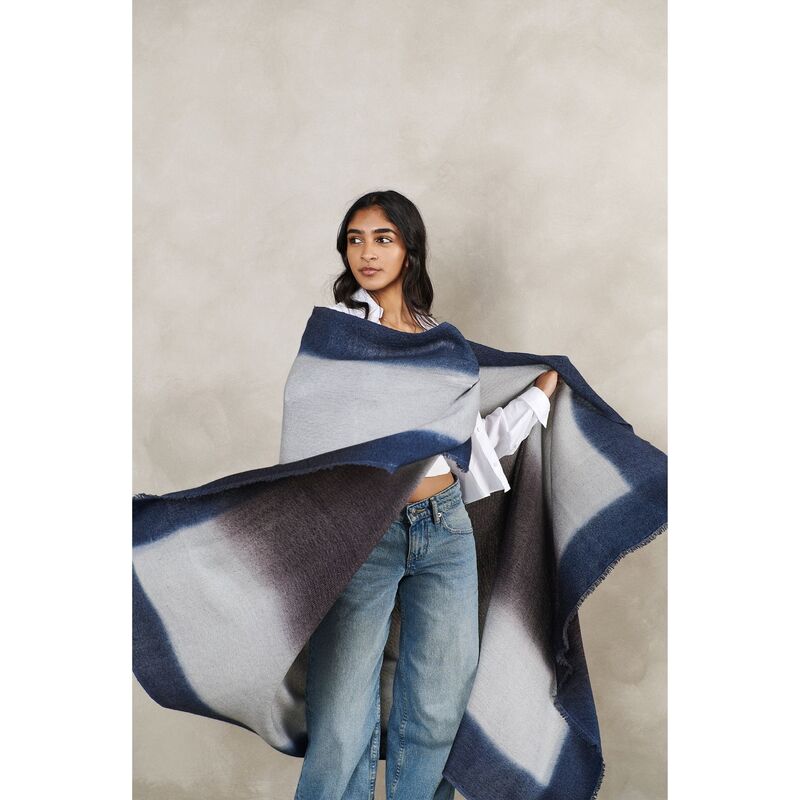 Handloom |Handspun Merino Throw Blanket