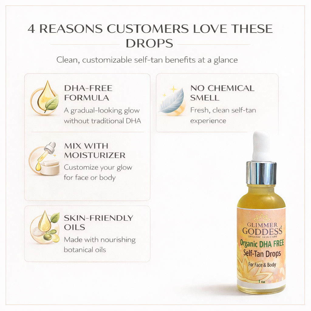 Organic DHA‑Free Tanning Drops
