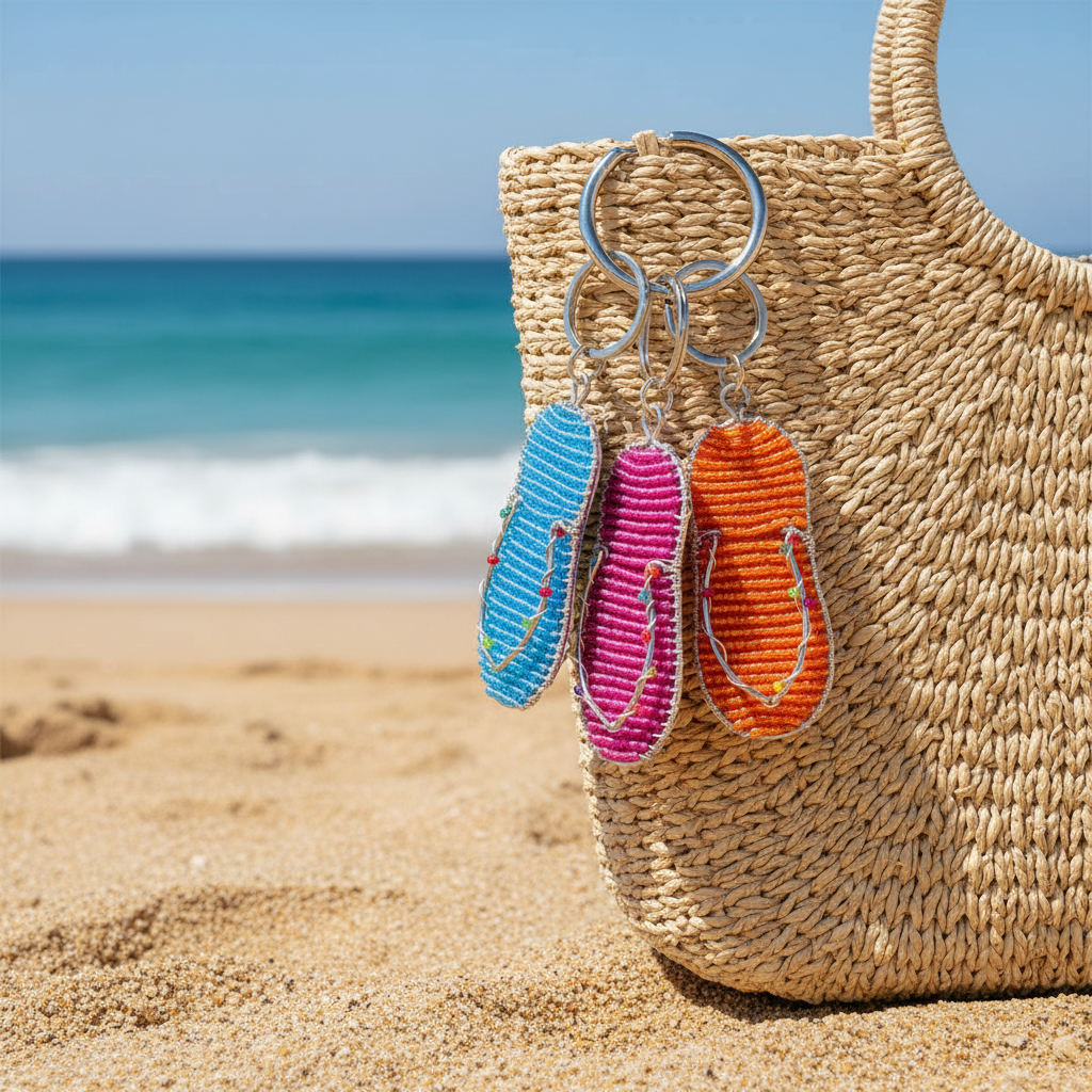 Flip Flop Keyring (Set of 6)