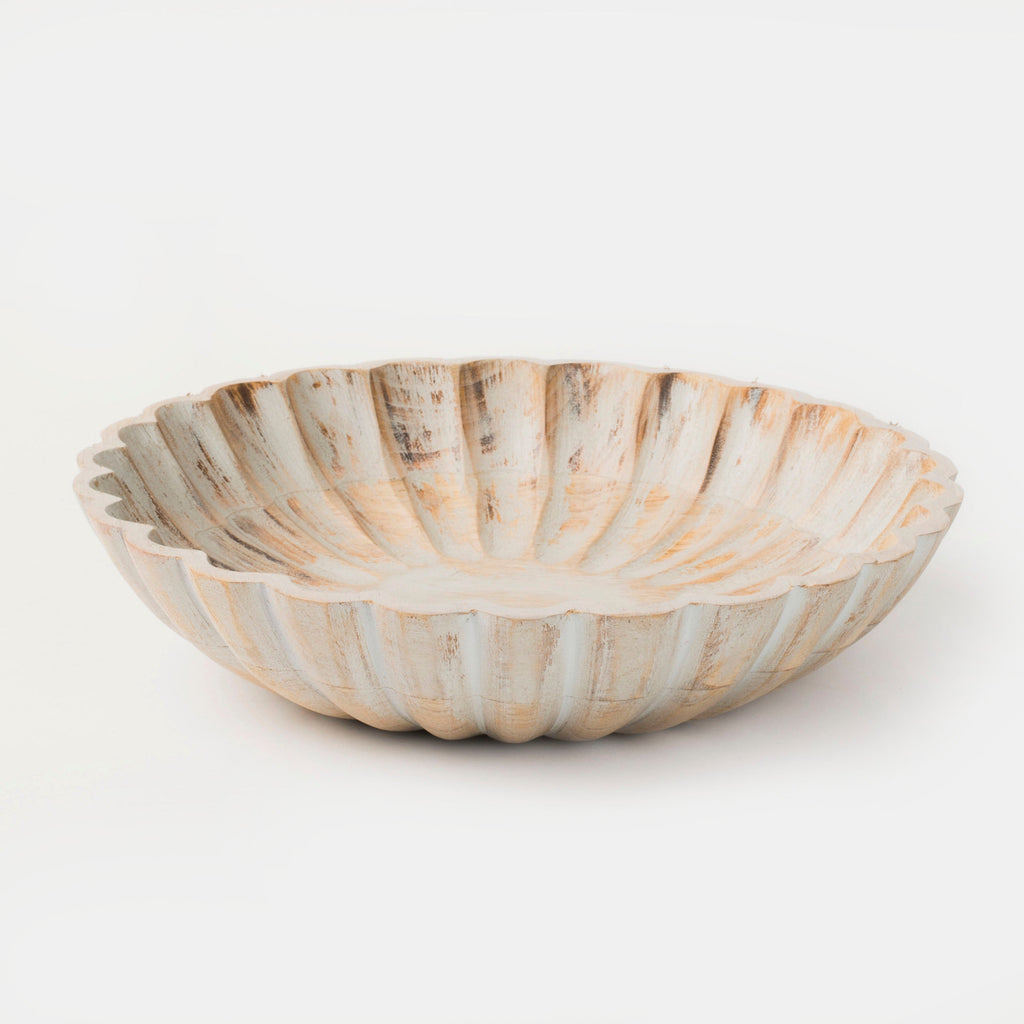 Scallop Serenity Bowls - Greywash