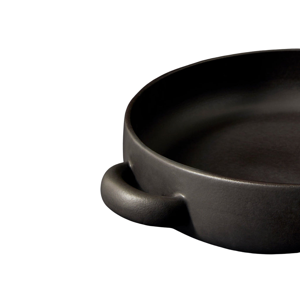 Stoneware Serving Plate with Handles (13.4")