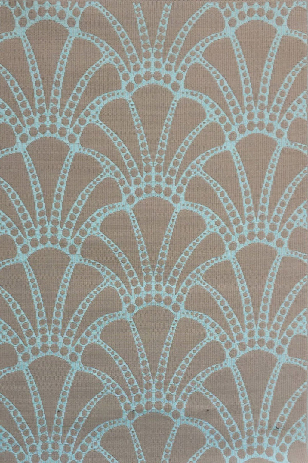 Scallop Cool Aqua Rug