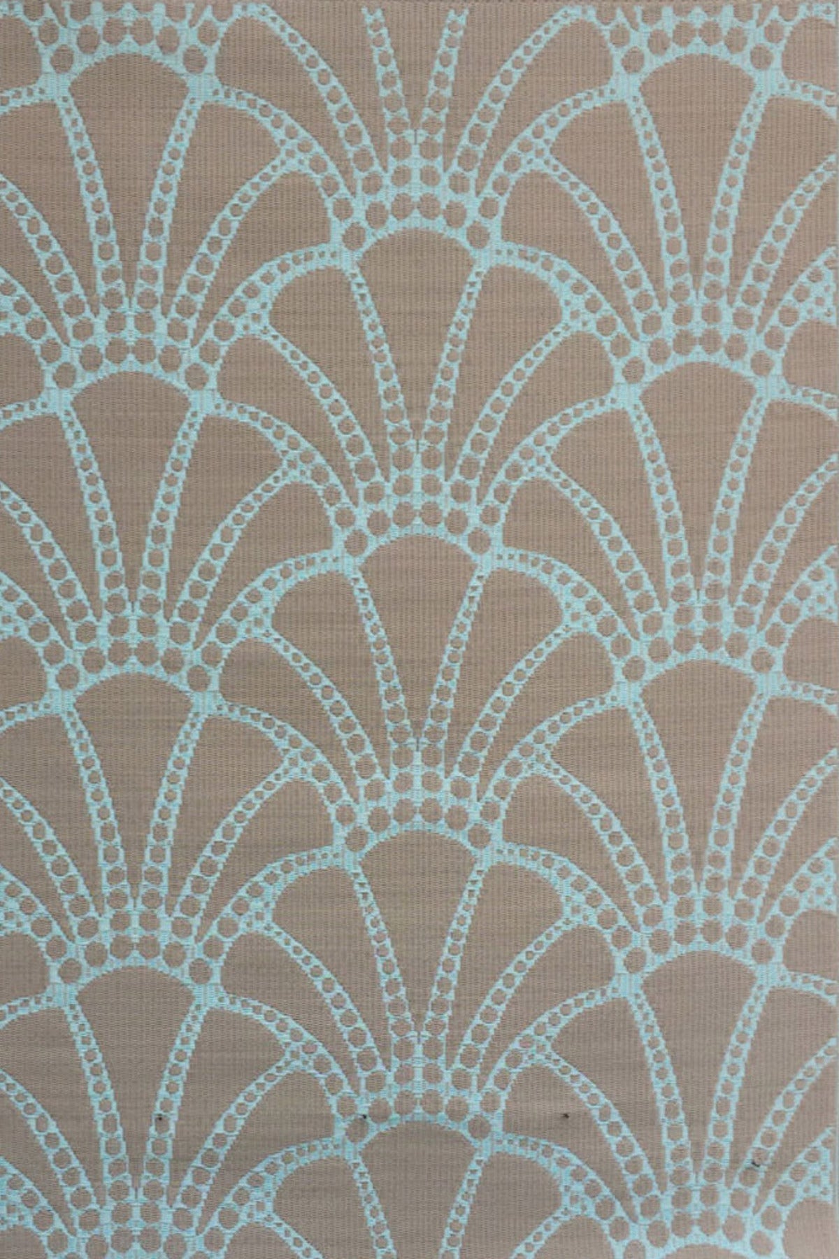 Scallop Cool Aqua Rug