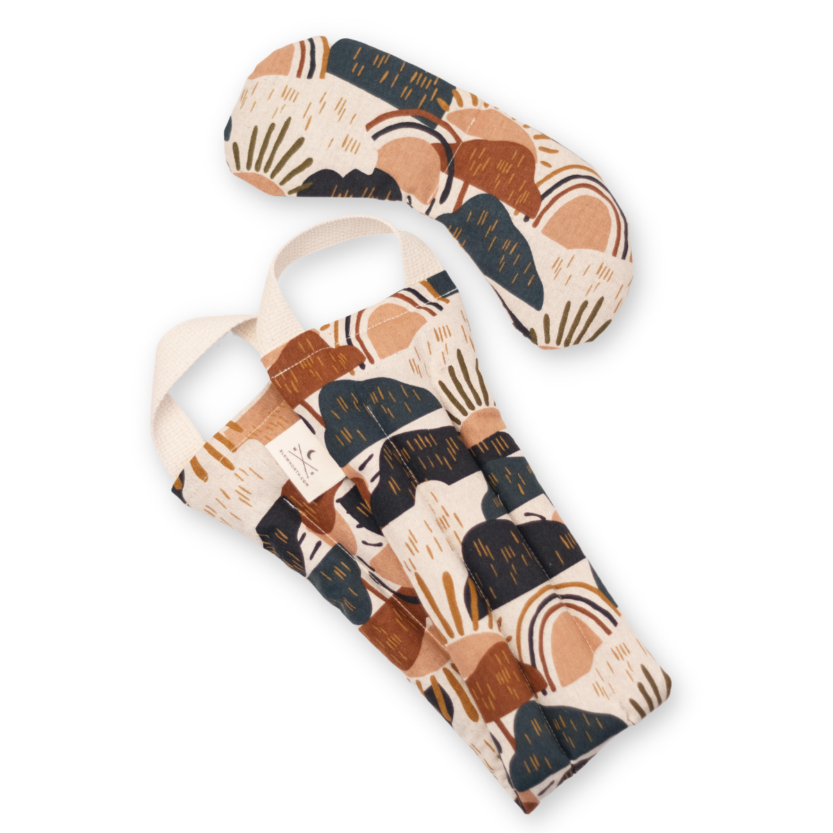 Eye Mask & Neck Wrap Bundle - Rainbow Hill