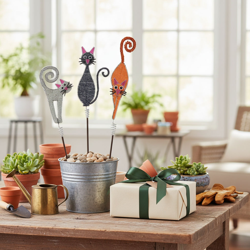 Cat Garden Stake (Set of 3)