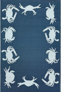 Crab Blue & Teal Rug