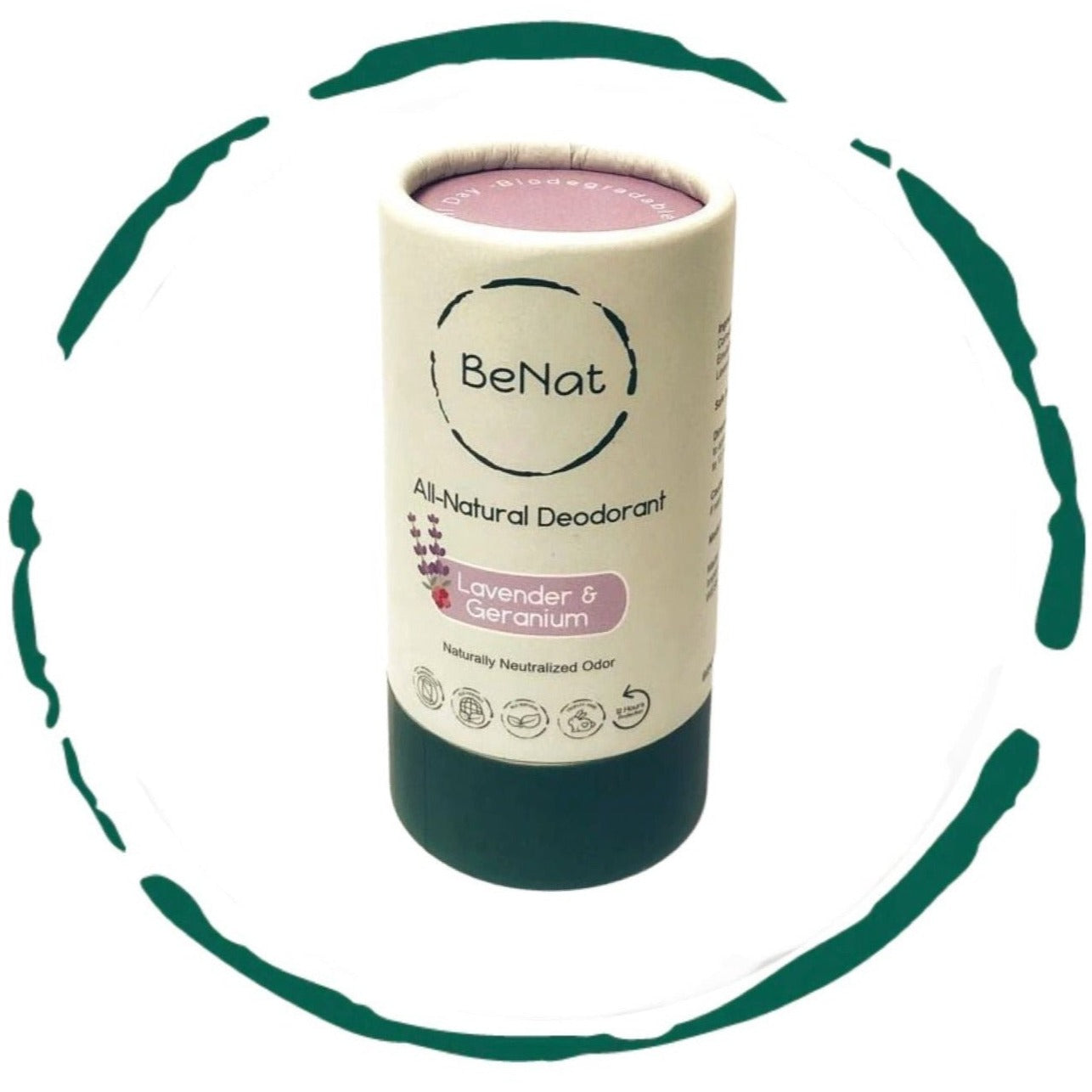 All Natural Plastic-Free Deodorant