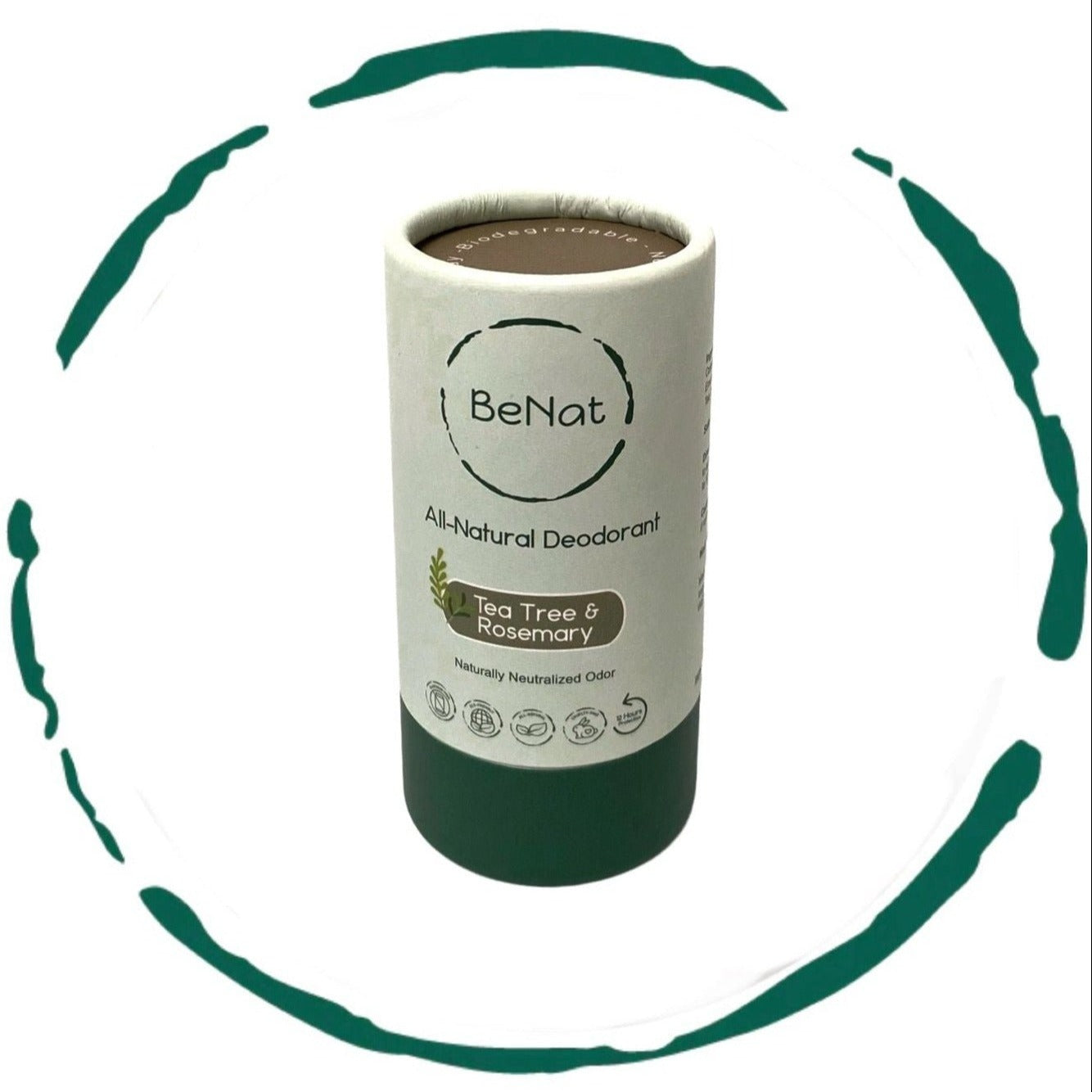 All Natural Plastic-Free Deodorant