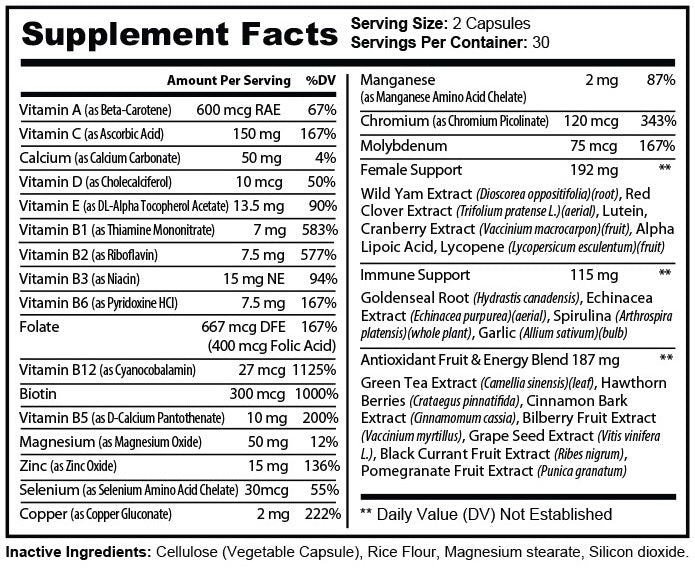 Pure Multi-Vitamins for Women