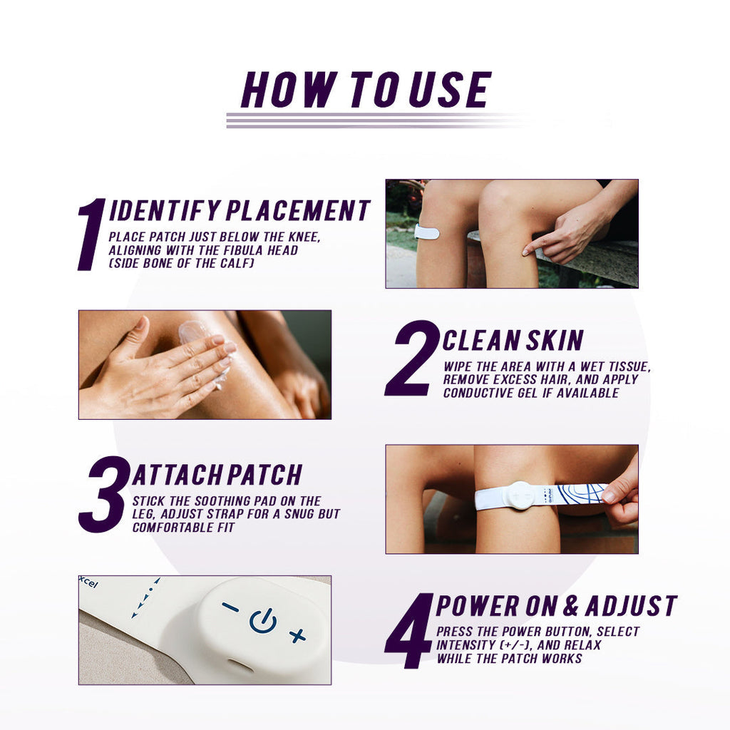 Muscle Recovery & Circulation Stimulator - Leg & Lower Limb Pulse Therapy Patch