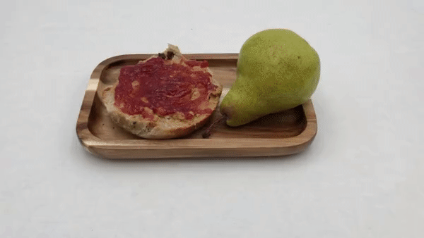 Zavis Green Acacia Wood Serving rectangle Stackable Tray / Dish