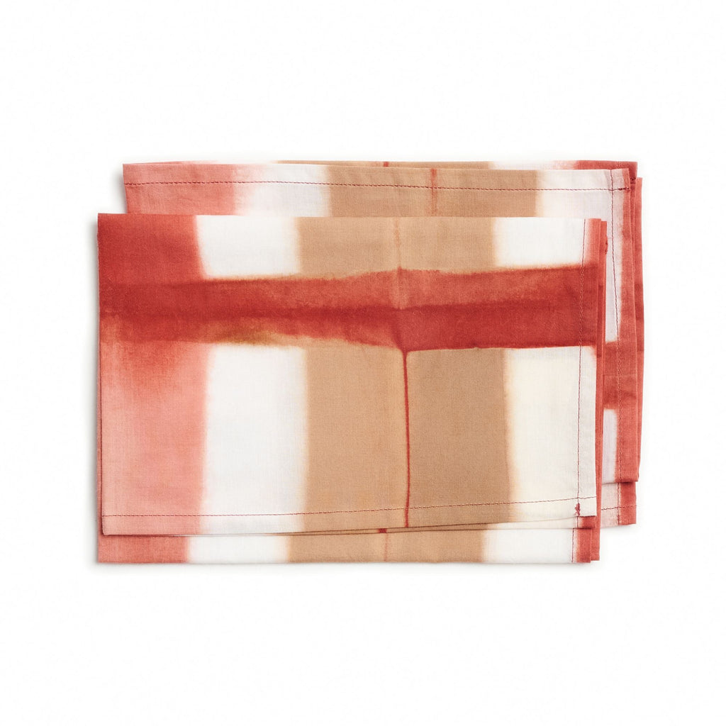 Chowk Cotton Hand Clamp Dye Artisanal Table Napkin (Set of 4)