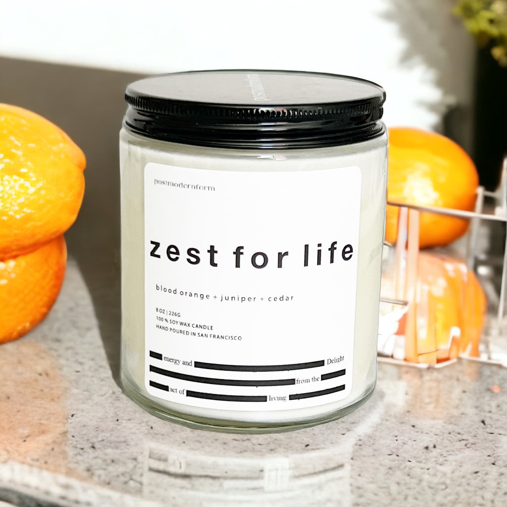 Zest for Life - Blood Orange, Juniper & Cedar Candle