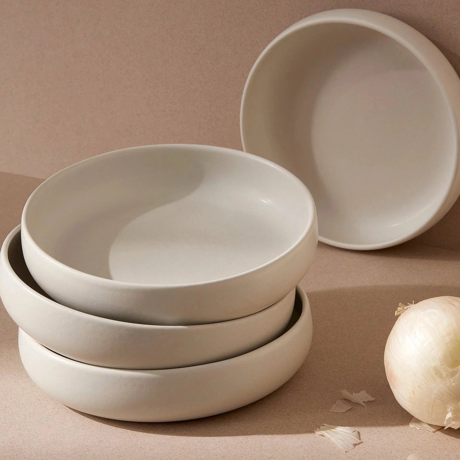 Tunisian Pasta Bowl - Matte White