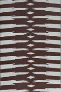 Aztec Brown & Off White Rug