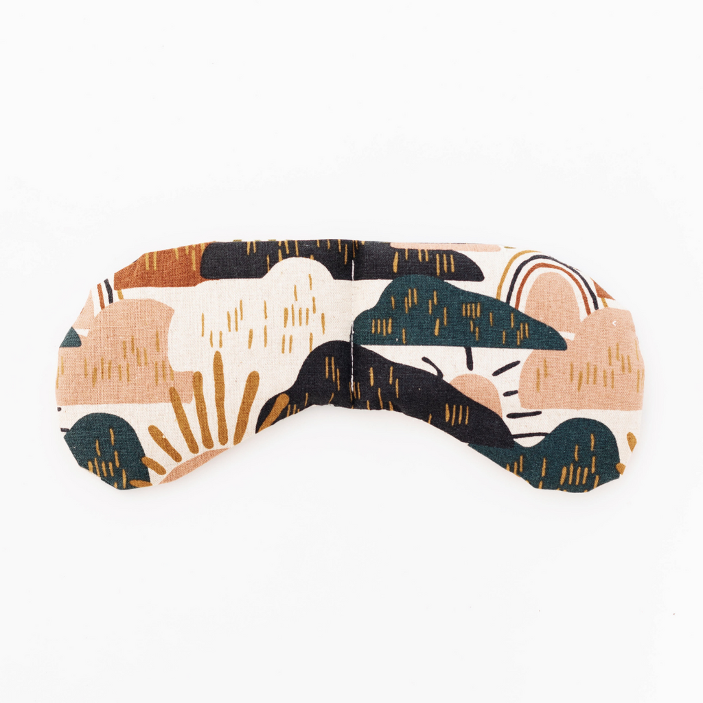 Eye Mask & Neck Wrap Bundle - Rainbow Hill