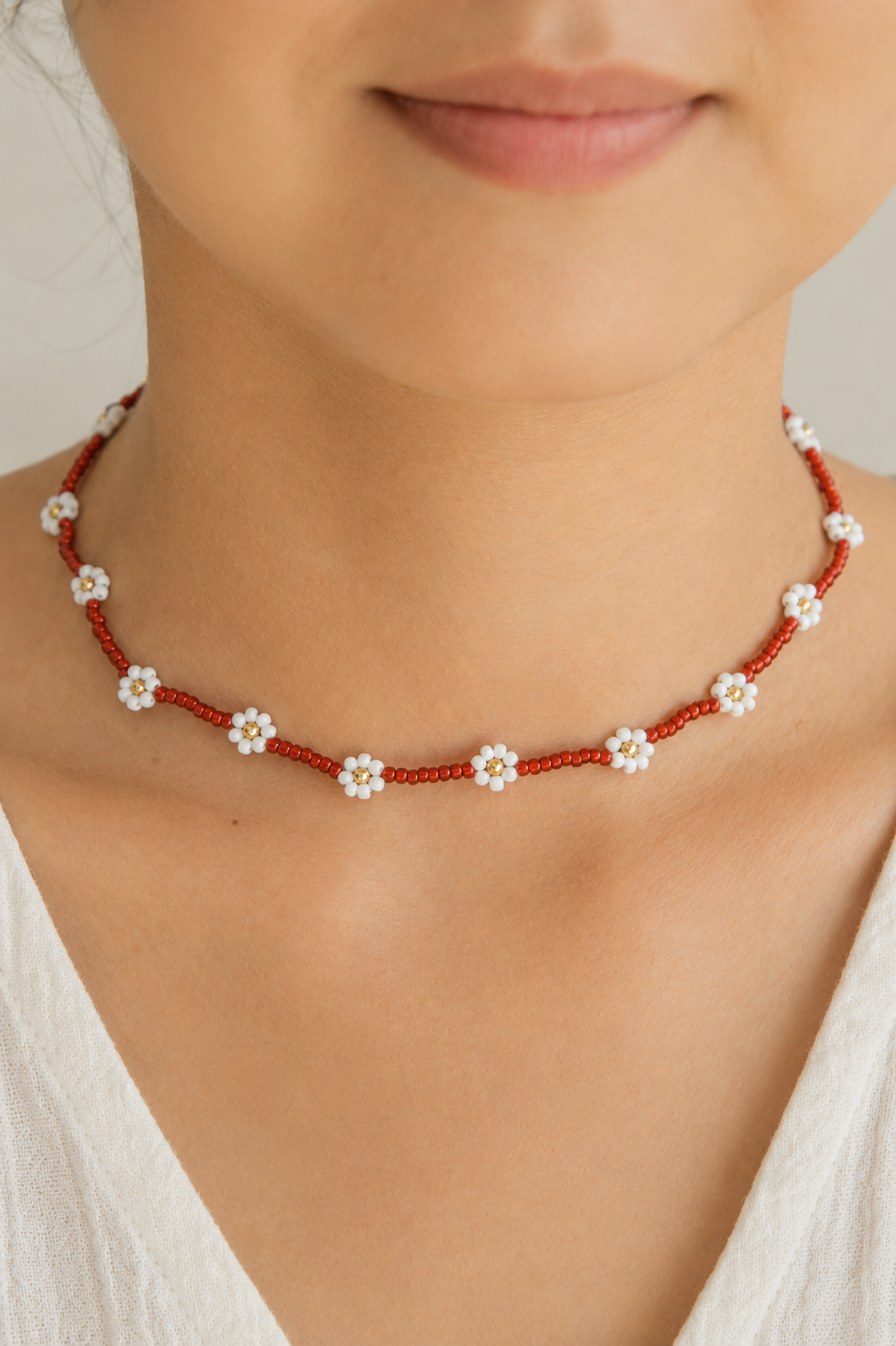 Flora Beaded Necklace