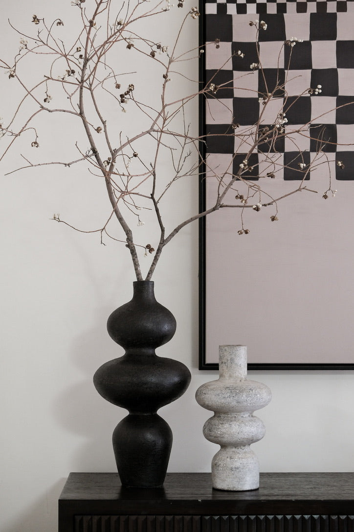 Sewu Vessel Charcoal Vase