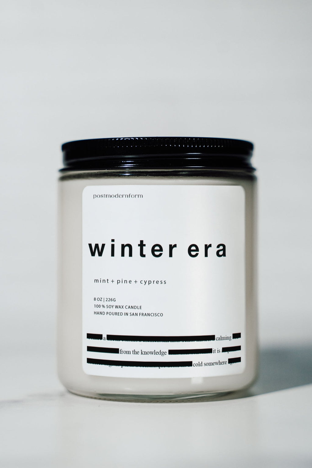 Winter Era - Mint, Pine, Cypress Candle