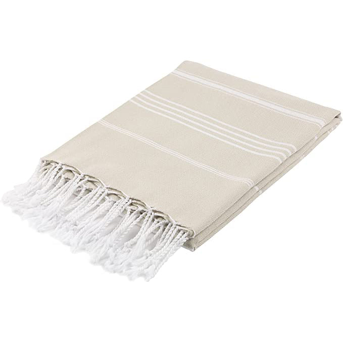 Pure Series Sustainable Turkish Towel - Beige