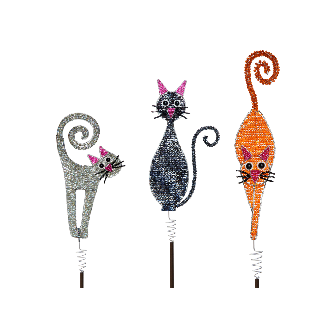 Cat Garden Stake (Set of 3)