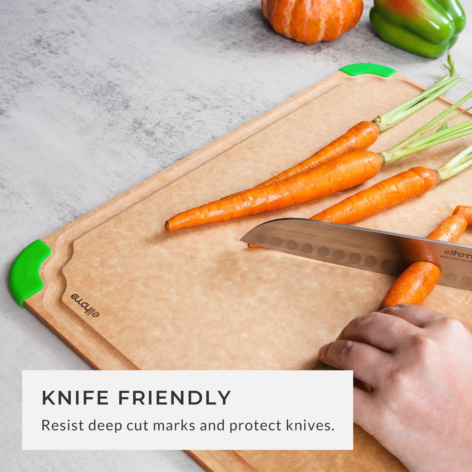4-Piece Cutting Wise Cutting Board Set (S+M+L+XL)