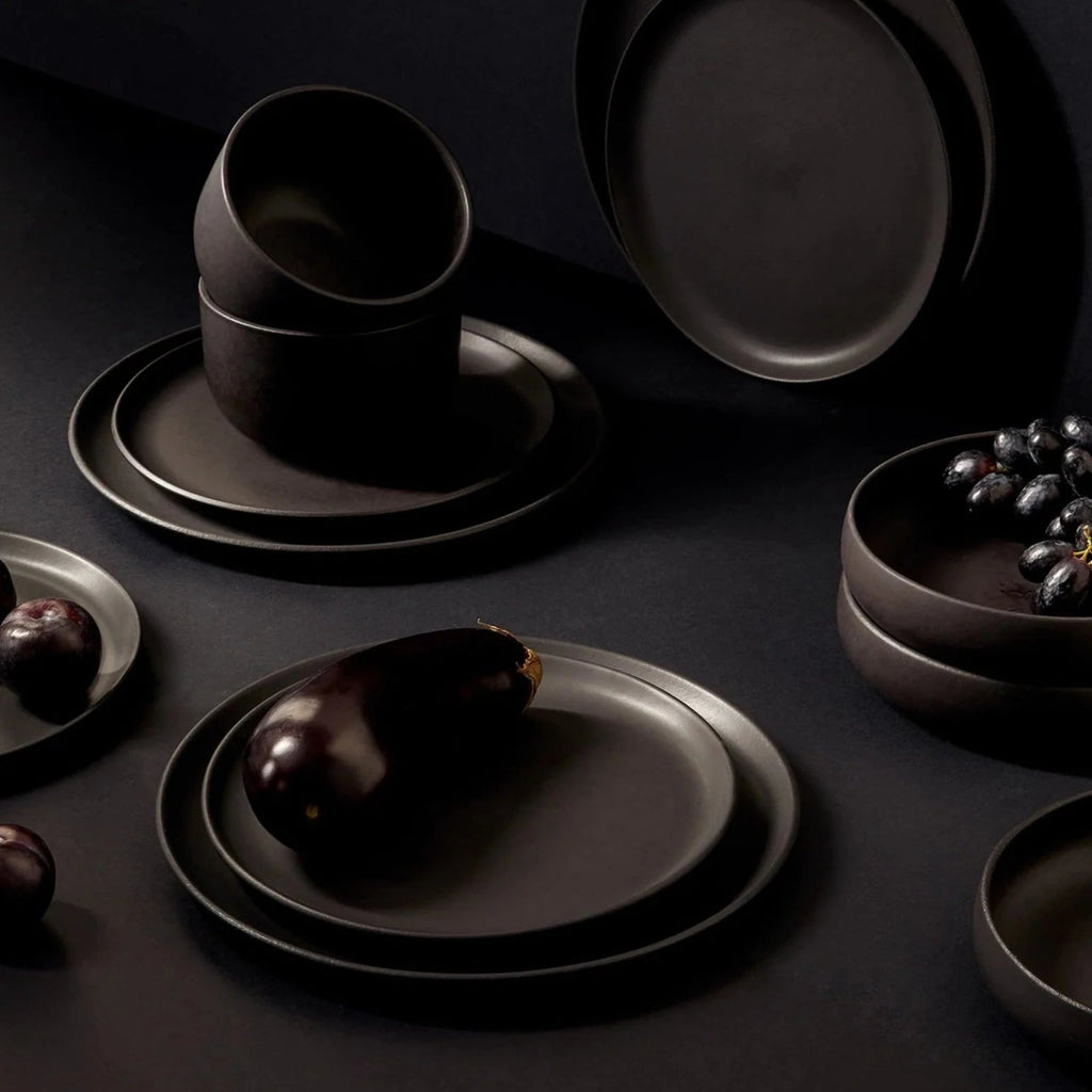 Tunisian Pasta Bowls - Matte Black