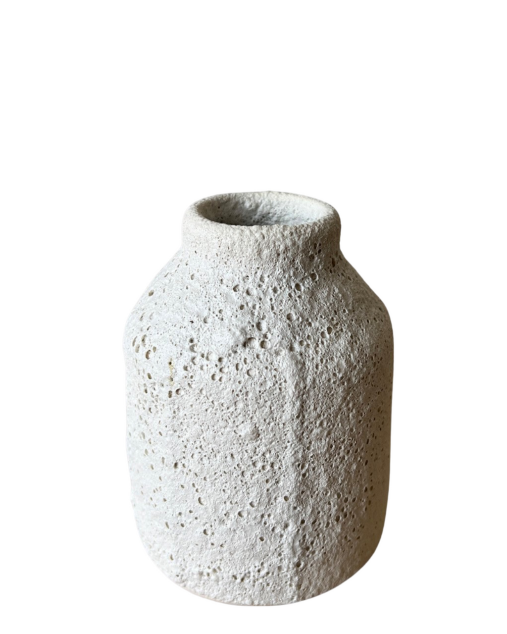 White Crater Vases