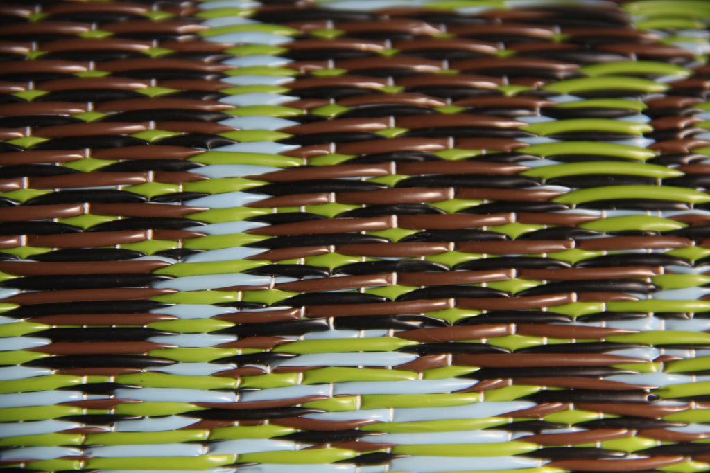 Garland Teal & Brown Outdoor Rug