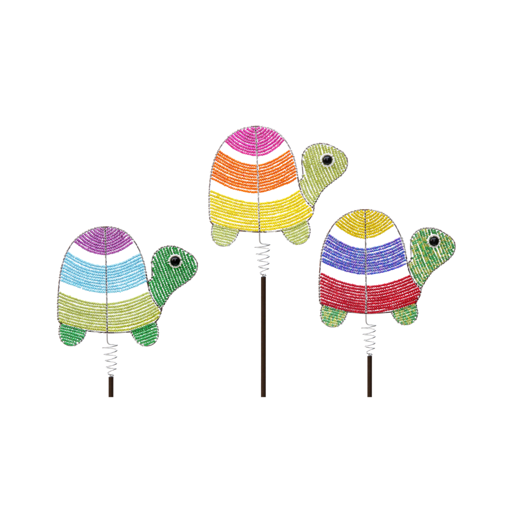 Turtle Garden Stake (Assortment of 3)