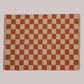 Handloomed Checkered Placemats - Brown