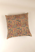 Joyful Garden Kalamkari Handcrafted Pillow