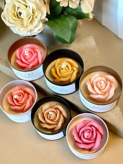 Flower in a Jar Candle