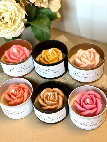 Flower in a Jar Candle
