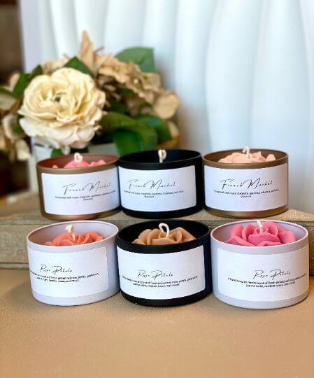 Flower in a Jar Candle