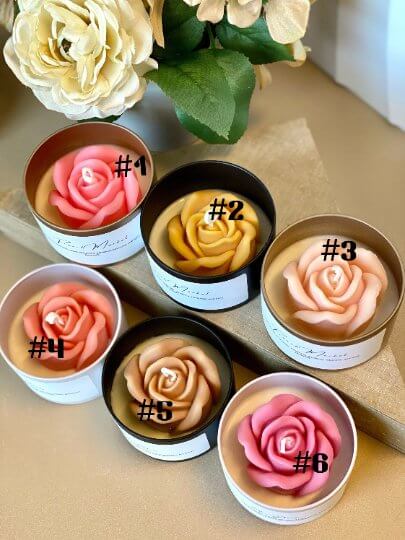 Flower in a Jar Candle