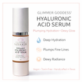 Organic Hyaluronic Acid Face Serum – Plumping Hydration 1 oz.