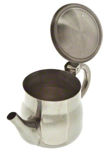 Stainless Steel Gooseneck Tea & Coffee Pot with Vented Hinged Lid
