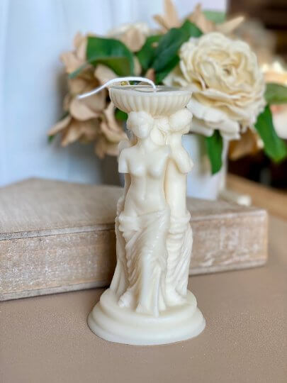 Goddess Sculpture Candle
