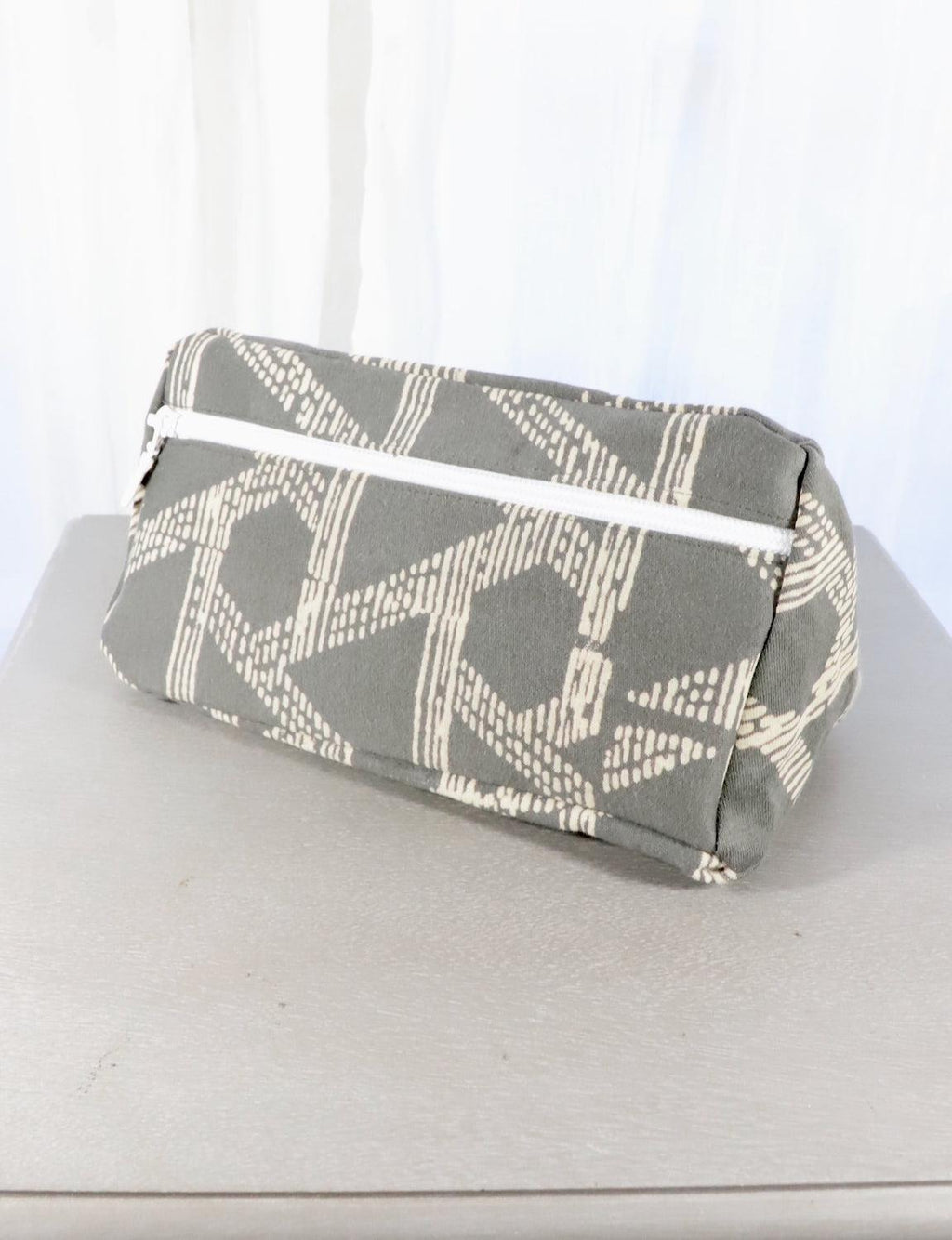Grey Toiletry Bag - Triangle or Floral
