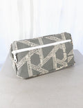 Grey Toiletry Bag - Triangle or Floral