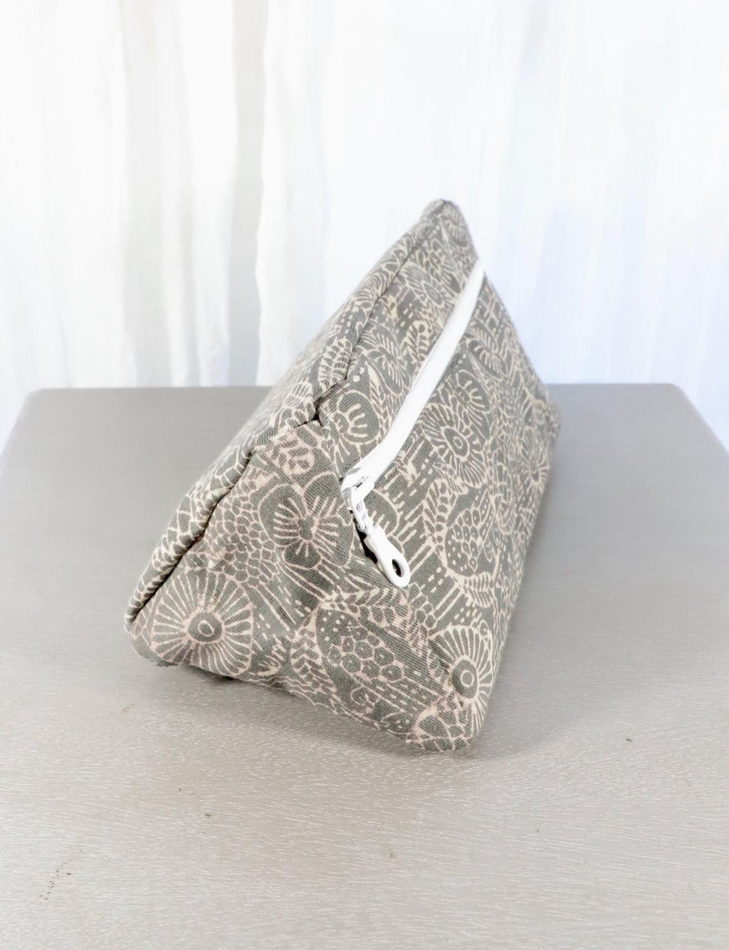 Grey Toiletry Bag - Triangle or Floral