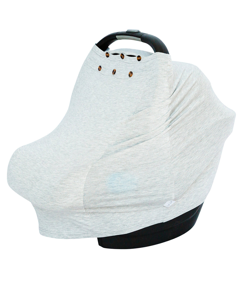 Snuggle Shield® LUXE Protection™ Bamboo Multi-Use Antimicrobial Air Filtering Infant Cover Grey