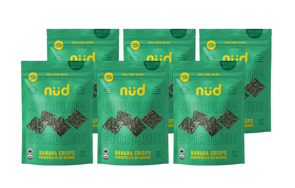Spirulina Banana Crisps (6-Pack)