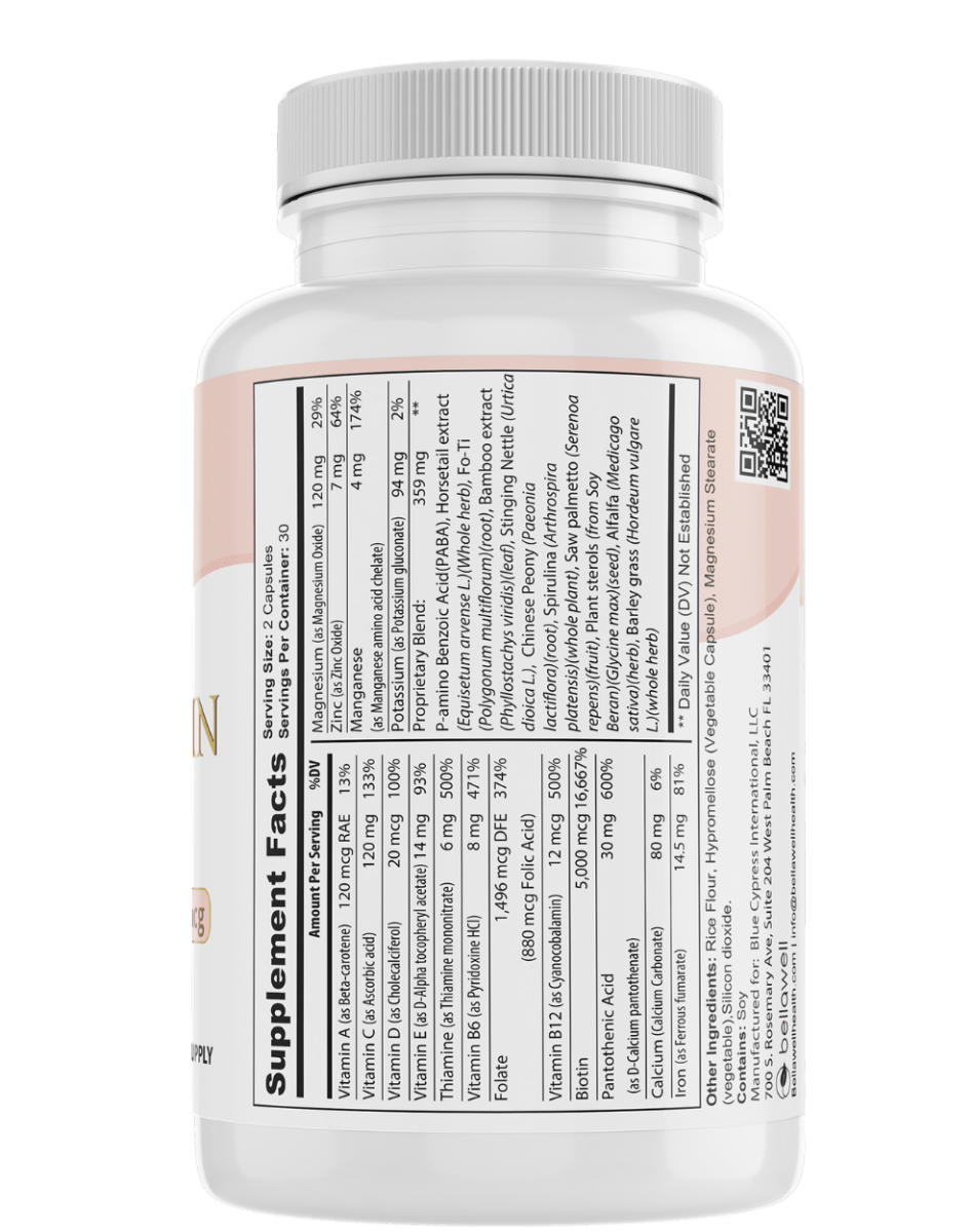 Bellawell Hair, Skin & Nails with Biotin