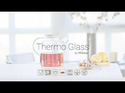 Thermo Glass Teapot | High Temperature & Shock Resistant (52 fl.oz./1550ml)