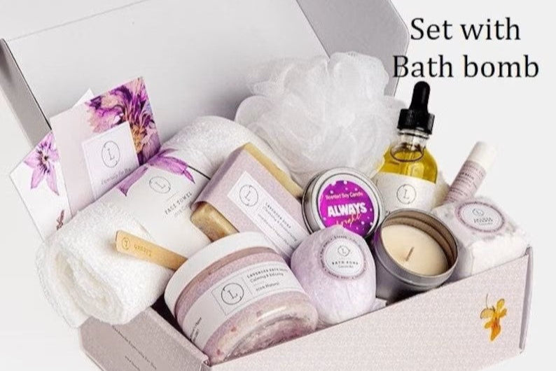 All-Natural Bath Bomb and Shower Steamer Gift Box
