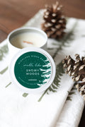 'Snowy Woods' Tin Candle